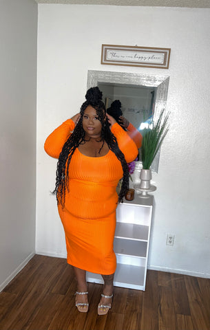 Orange Kiss Dress